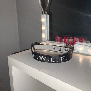 Black and White HWLF Bracelet
